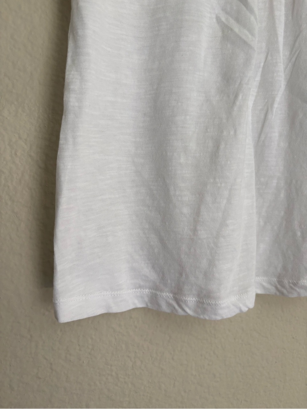 Pact Slub Knit V-Neck Tee - Picture 2 of 4
